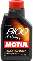 MOTUL 8100 X-CLEAN 5W40 (1L), Motul 5w40, Motul Oil, Motul X-clean