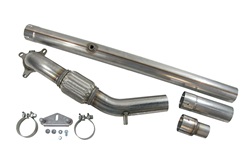 USP 3" Stainless Steel 2.0T FSI/TSI Downpipe- Catless